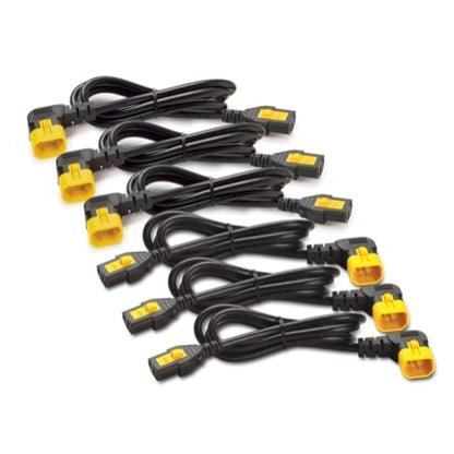 Kit de cordons d'alimentation APC AP8704R-WW 1,2 m, verrouillage C13 vers C14 (lot de 6)