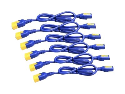 Kit de cordons d'alimentation APC (6x) verrouillables C13 à C14, 1,2 m, bleu