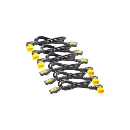 APC Power Cord Kit (6-Pack), C13 to C14, Locking, 1.2m, Orange