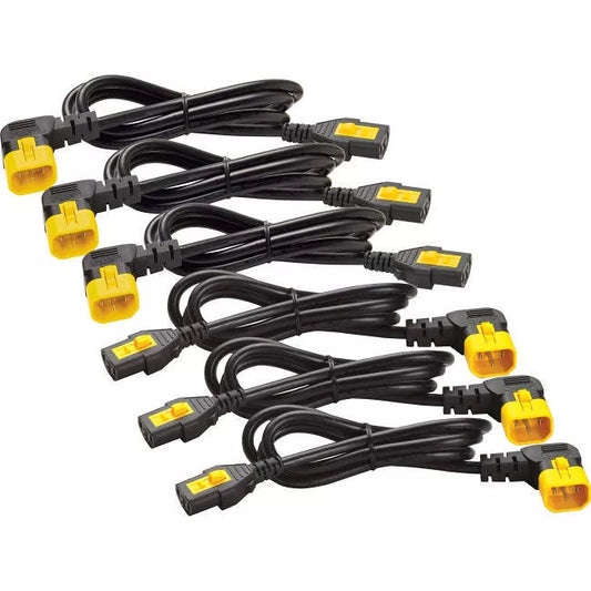 Kit de cordons d'alimentation APC (6 unités), verrouillables, C13 vers C14, 1,8 m