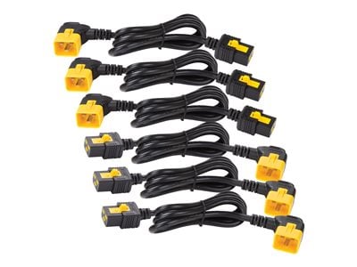 Kit de cordons d'alimentation APC (6 unités), verrouillables, C19 à C20, 1,8 m, AP8716R