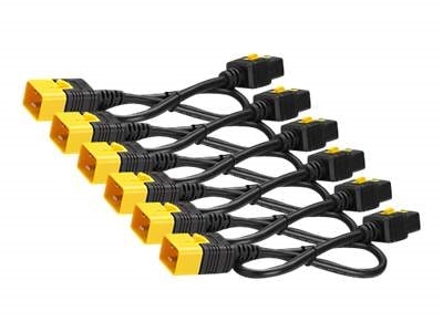 Kit de cordons d'alimentation APC, verrouillables C19 vers C20, 6x, 1,8 m, vert