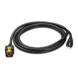 Cordon d'alimentation verrouillable APC AP8750 C19 vers 5-15 broches, 3 m, noir