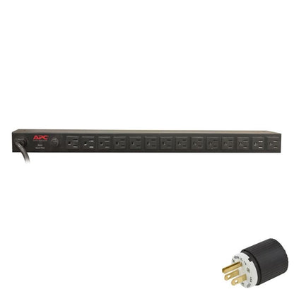APC Rack PDU, Basic, Zero U, 15A, 120V, 14x NEMA 5-15R (AP9567)