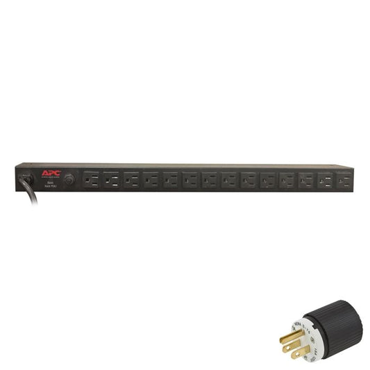 APC Rack PDU, Basic, Zero U, 15A, 120V, 14x NEMA 5-15R (AP9567)