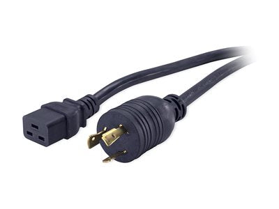 Cordon d'alimentation APC AP9871 de 3,6 m, NEMA L6-20P vers IEC C19, noir