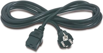 Câble d'alimentation APC AP9875 IEC C19 vers Schuko, 2,5 m, noir