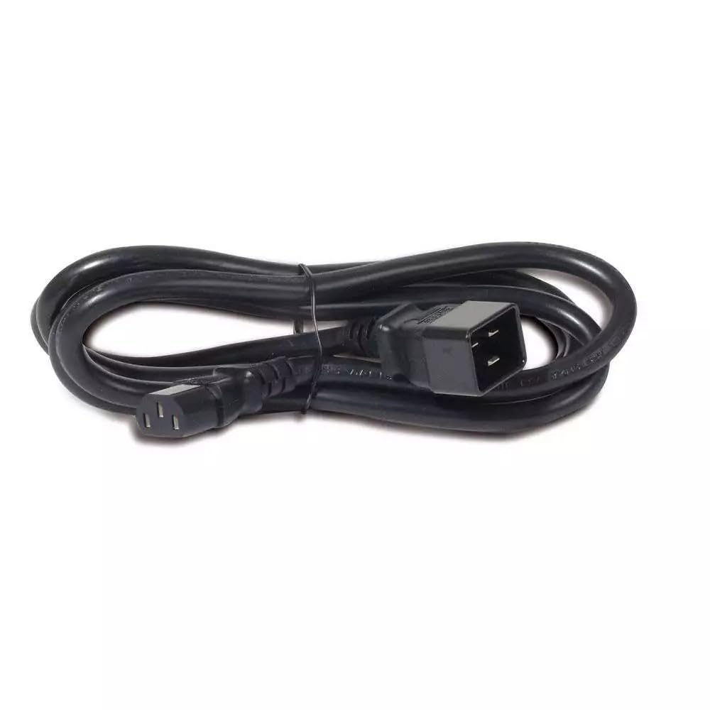 Cordon d'alimentation APC 6,5 pi C13 vers C20, 10 A, noir, AP9879