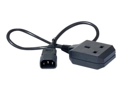 Cordon d'alimentation APC AP9881, C14 vers BS1363, 0,6 m, noir