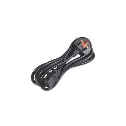 APC Power Cord, 16A, C19 to UK Plug, 2.44M, Black (AP9895)