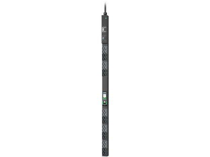 The APC NetShelter Rack PDU Advanced delivers high-efficiency power distribution with advanced metering for dense IT environments. Designed for vertical (0U) mounting, this unit supports a 208V single-phase 5KW output and provides 40 outlet connections including C13, C15, C19, and C21. With a 3-year warranty and TAA compliance, it's ideal for enterprise-grade deployments requiring reliability and regulatory assurance.