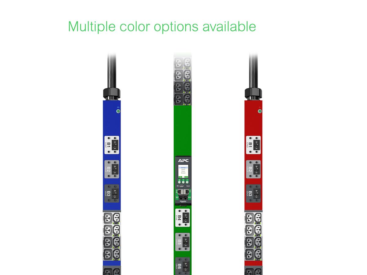 The APC NetShelter Rack PDU Advanced delivers reliable and intelligent power distribution with switched capabilities for remote outlet control. Supporting 17.3kW of power at 415V 3-phase input and fitted with an IEC 60309 30A connector, it is ideal for high-density data environments. Its robust UL 62368-1 compliance and TAA certification further validate its quality and performance.
