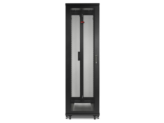 NetShelter SV 42U 600mm Wide x 1060mm Deep Enclosure with Sides Black - Universal IT enclosure for low to medium density server and networking applications. Compact width to optimize data center space. 42U height to easily roll through doorways.