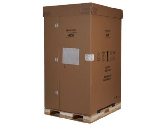 The APC NetShelter SX 42U Enclosure is a robust, enterprise-grade server rack designed for high-performance data center environments. Measuring 600mm wide and 1200mm deep, it provides ample space and structural integrity with 2000 lbs shock packaging and heavy-duty construction. Ideal for housing critical IT infrastructure securely and efficiently.