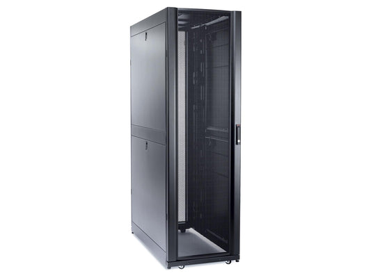 The APC NetShelter SX 52U enclosure delivers a high-capacity, secure solution for organizing and housing critical IT infrastructure. Designed with a 600mm width and 1200mm depth, this cabinet provides efficient cable management and airflow control in a compact footprint. Ideal for data centers and server rooms requiring TAA compliance and US-origin components.
