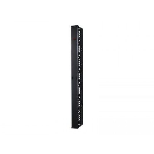 Gestionnaire de câbles vertical APC AR8635 CDX, 84 po x 10 po, simple face