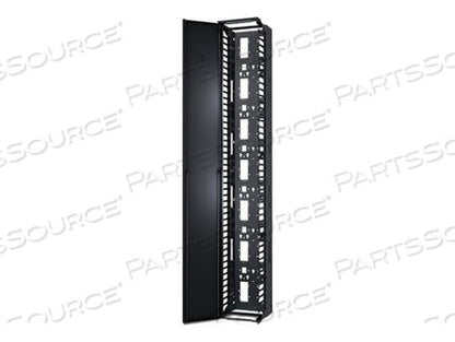 Gestionnaire de câbles vertical APC AR8635 CDX, 84 po x 10 po, simple face