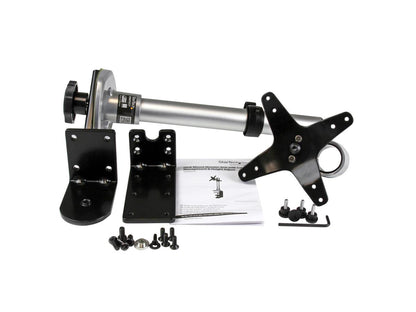 SINGLE MONITOR DESK MOUNT - HEIGHT ADJUSTABLE MONITOR ARM - UP TO 34IN (30.9LB/14KG) VESA MOUNT MONITORS STEEL DESK CLAMP GROMMET MONITOR MOUNT