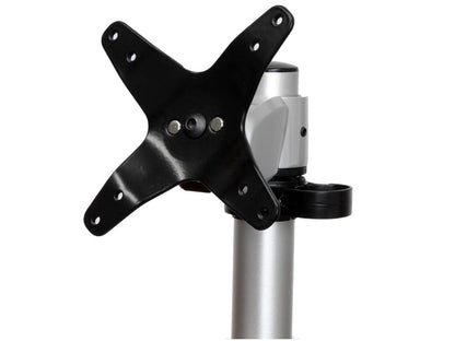 SINGLE MONITOR DESK MOUNT - HEIGHT ADJUSTABLE MONITOR ARM - UP TO 34IN (30.9LB/14KG) VESA MOUNT MONITORS STEEL DESK CLAMP GROMMET MONITOR MOUNT