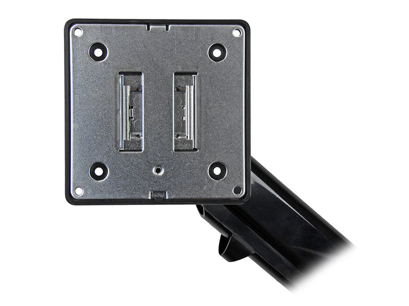 Mount your display on your desk surface or through a grommet, with spring-assisted height adjustment - Single Desk Mount Monitor Arm for VESA (75x75, 100x100) displays up to 34in, including flat screen, curved and ultrawide up to 15.5 lb. (7 kg). Designed for ergonomic comfort and workspace efficiency, this monitor arm supports flexible positioning and tool-less adjustments. Ideal for professionals seeking clean, clutter-free setups.
