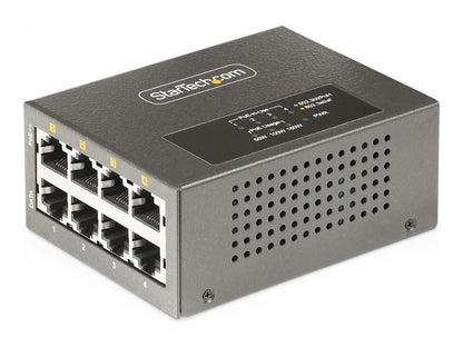 Injecteur PoE multi-Gigabit StarTech 4 ports, 95 W, montage mural/DIN