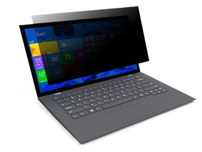 The TARGUS Laptop Privacy Screen 14" 16:9 (ASF14W9USZ) helps protect sensitive information from visual hackers. Designed for laptops with a 14-inch widescreen display, it ensures clarity for the user while shielding the screen from side views. Ideal for corporate travelers and professionals handling confidential data.
