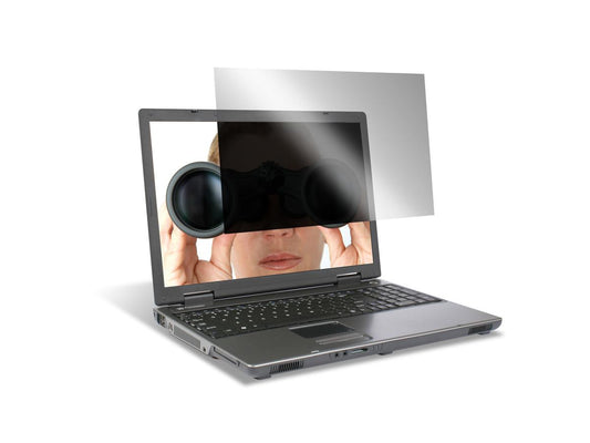 The Targus 15.4" Laptop Privacy Screen is designed to safeguard on-screen data for business professionals and mobile users. Made in Taiwan and compliant with TAA standards, it offers an effective privacy solution for widescreen laptops with a 16:9 aspect ratio. Ideal for protecting sensitive information in public settings.
