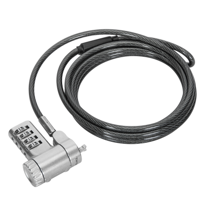 Targus DEFCON Ultimate Universal Serialized Lock, Silver, ASP96GLX-S