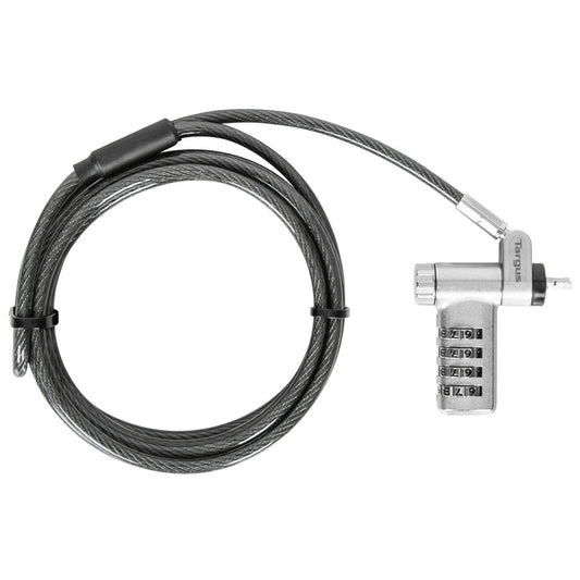 Targus DEFCON Universal Resettable Combo Lock, Silver