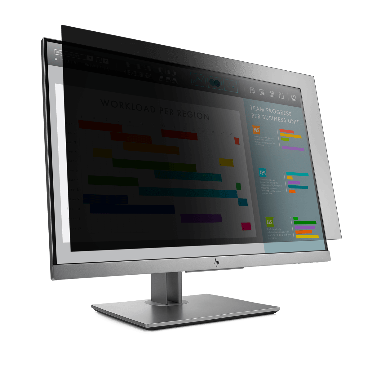 Écran de confidentialité TARGUS 4Vu pour HP E243i transparent