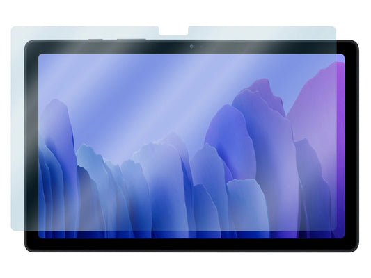 The Targus Tempered Glass Antimicrobial Screen Protector is designed specifically for the Samsung Galaxy Tab A7, offering robust screen protection with a clear viewing experience. Featuring an antimicrobial coating, it combines durability with improved hygiene. Ideal for both professional and personal use where touchscreen safety and longevity are desired.