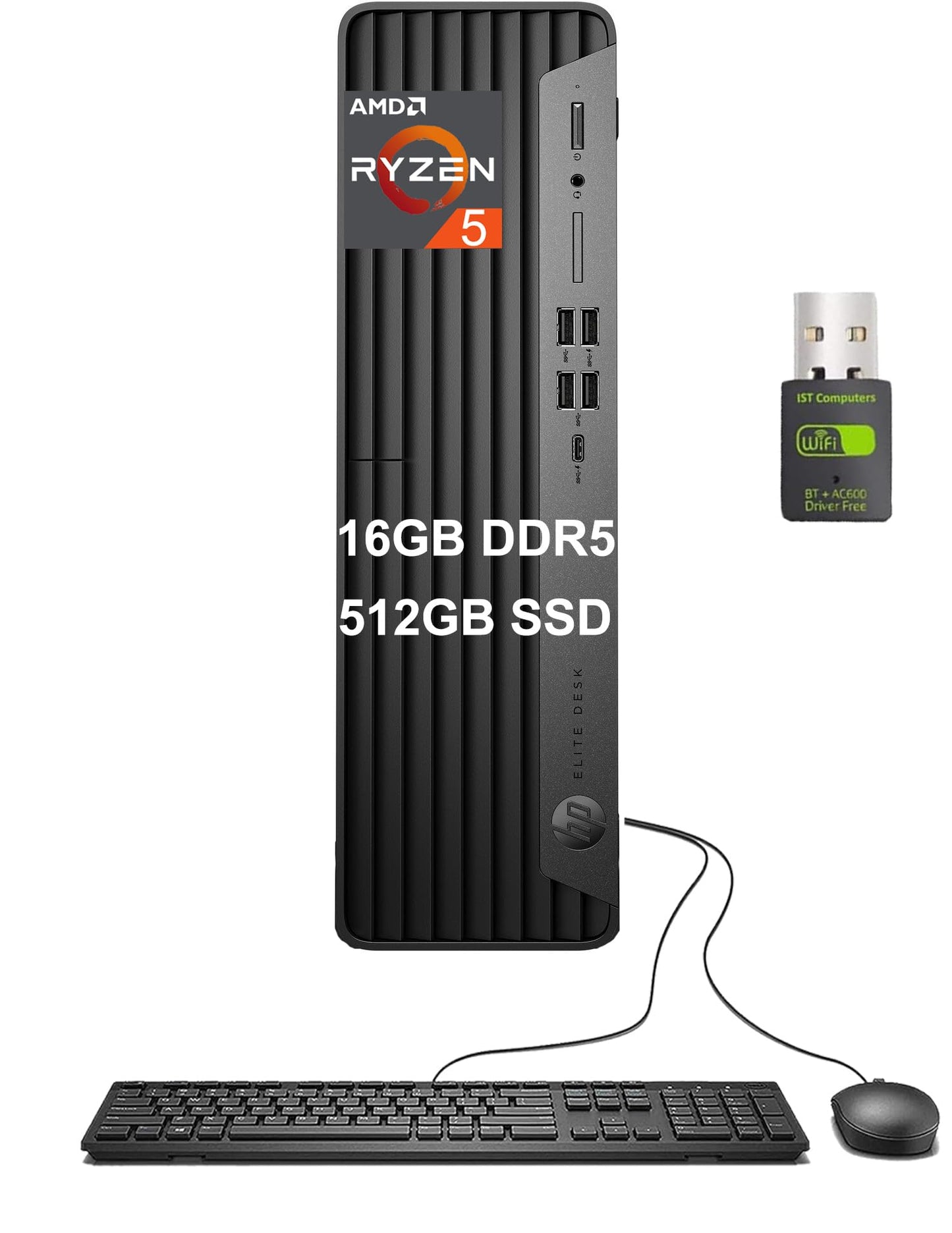 HP Elite SFF 805 G9 Ryzen 5 PRO 8600G 32GB 512GB SSD Win11 Pro