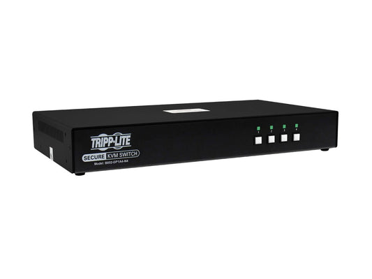 Eaton Tripp Lite Series Secure KVM Switch, 4-Port, Single Head, DisplayPort to DisplayPort, 4K, NIAP PP4.0, Audio, TAA