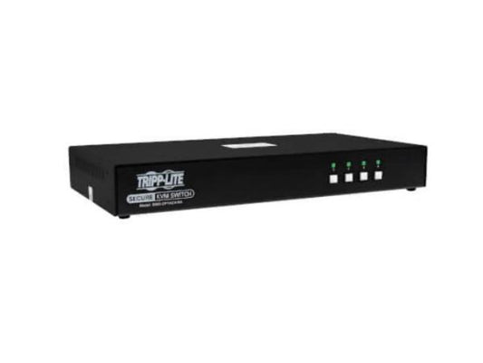Eaton Tripp Lite Series Secure KVM Switch, 4-Port, Single Head, DisplayPort to DisplayPort, 4K, NIAP PP4.0, Audio, CAC, TAA