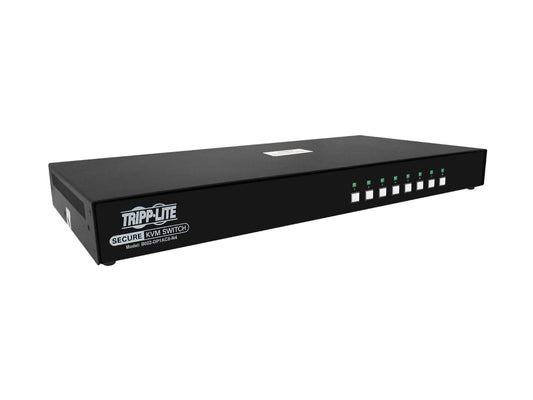 Eaton Tripp Lite Series Secure KVM Switch, 8-Port, Single Head, DisplayPort to DisplayPort, 4K, NIAP PP4.0, Audio, CAC, TAA