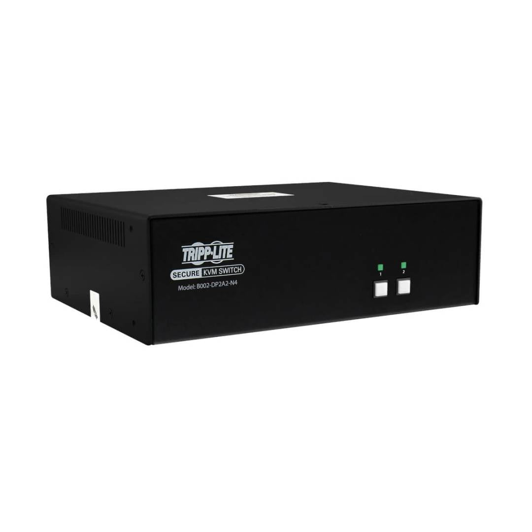 Commutateur KVM sécurisé Eaton Tripp Lite 2 ports DisplayPort double tête (B002-DP2A2-N4)