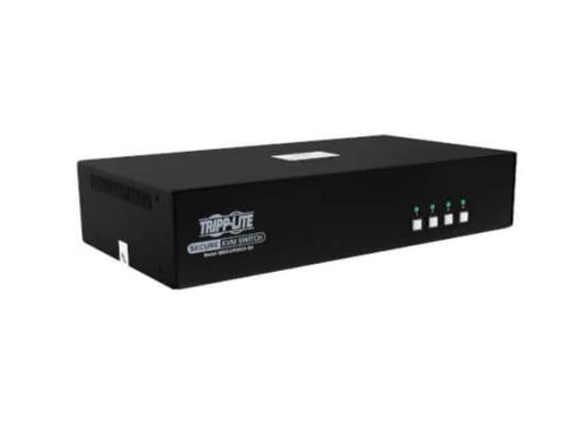Eaton Tripp Lite Series Secure KVM Switch, 4-Port, Dual Head, DisplayPort to DisplayPort, 4K, NIAP PP4.0, Audio, CAC, TAA