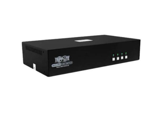 Eaton Tripp Lite Series Secure KVM Switch, 4-Port, Dual Head, DVI to DVI, NIAP PP4.0, Audio, TAA