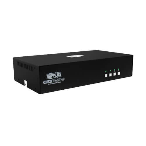 Commutateur KVM sécurisé Eaton Tripp Lite 4 ports, DP vers HDMI, 4K, NIAP PP4.0, CAC