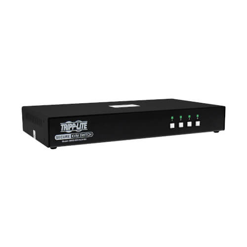 Commutateur KVM sécurisé Eaton Tripp Lite 4 ports, DP vers HDMI, 4K, NIAP PP4.0, CAC