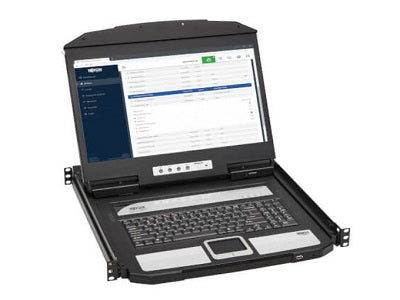 Eaton Tripp Lite Series 1U Rack-Mount Short-Depth HDMI KVM Console with 18.5 in. LCD, TAA