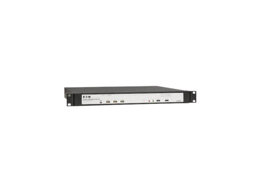 Eaton 16-Port Cat5e KVM over IP Switch - Virtual Media, 2 Remote/1 Local User, HDMI Output, 1U Rack-Mount, TAA
