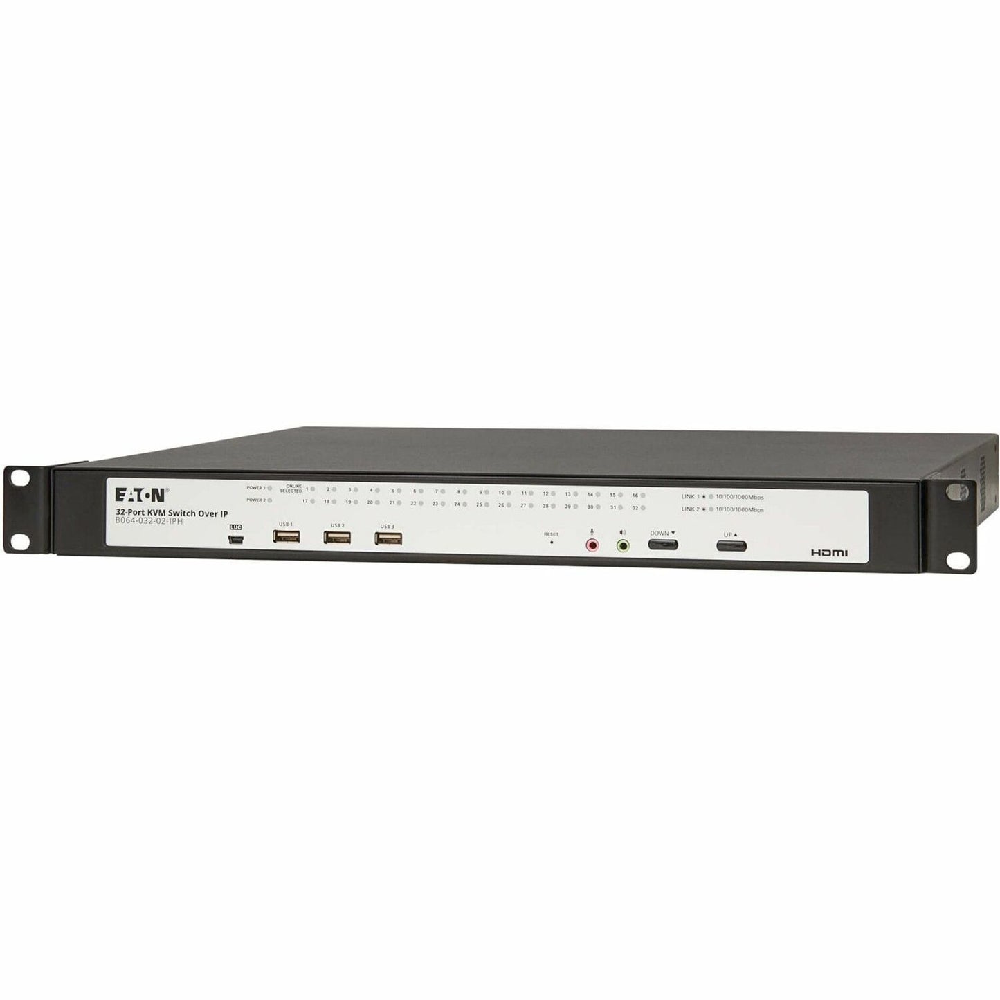 Eaton 32-Port Cat5e KVM over IP Switch with HDMI & Virtual Media