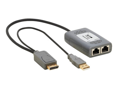Récepteur DisplayPort Cat6 Eaton B127U-110-PD avec répéteur, 4K 60 Hz, HDCP 2.2