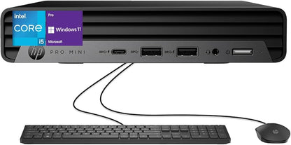 HP Pro Mini 400 G9, Core i5-12500T, 16 Go, SSD 512 Go, Windows 11 Pro