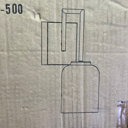 HOME PLACE  Modern Carter Sconce Lighting Fixture  Brushed Nickel 639311BN-500