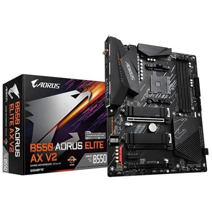 GIGABYTE B550 AORUS ELITE AX V2 Motherboard, ATX, AMD B550