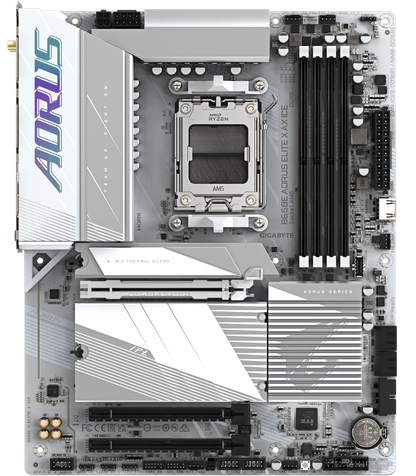 GIGABYTE B650E AORUS ELITE X AX ICE ATX Motherboard