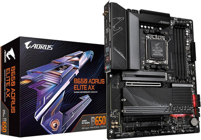 GIGABYTE B650 AORUS ELITE AX ATX Motherboard, AMD B650, DDR5, Socket AM5