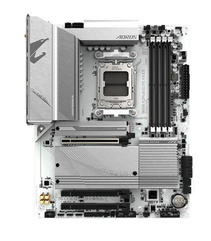 GIGABYTE B650 AORUS ELITE AX ICE ATX Motherboard, AM5, DDR5